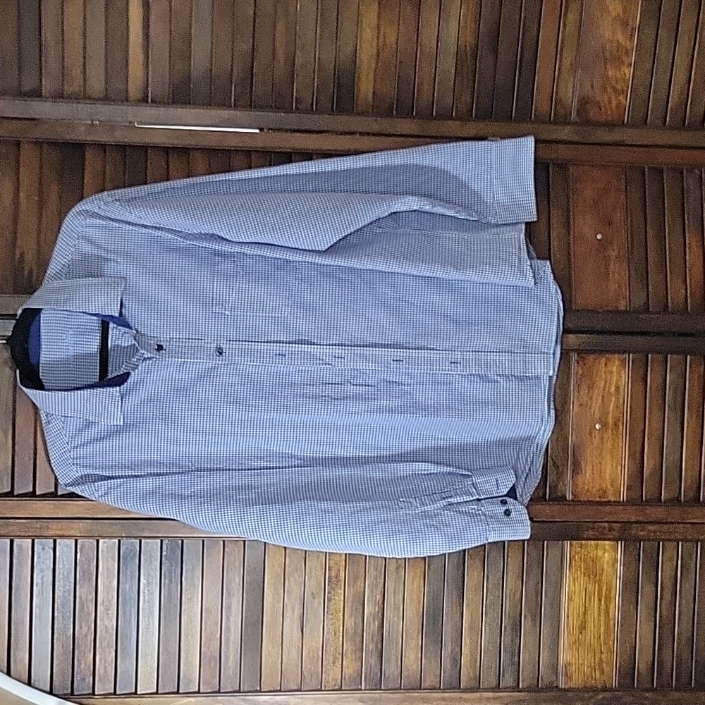 Tasso Elba Size XL 17-17 1/2 Long Sleeve Button up Shirt